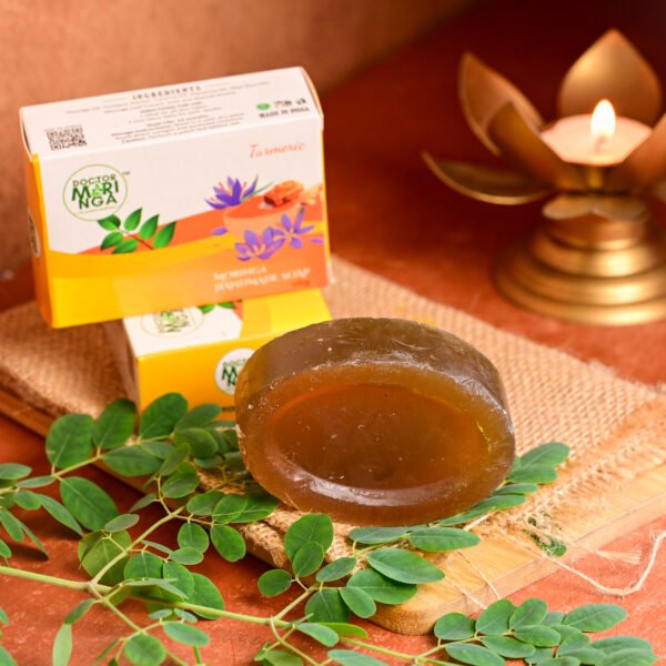 MORINGA HANDMADE TURMERIC SOAP (BATHING)