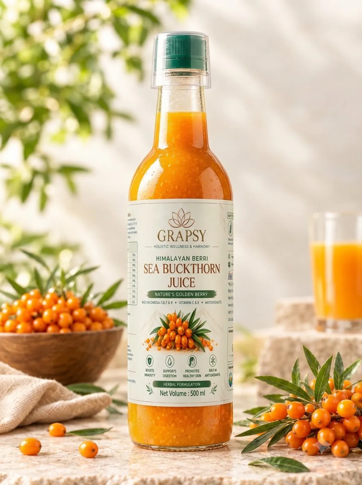 Himalayan Sea buckthorn Juice - Image 2